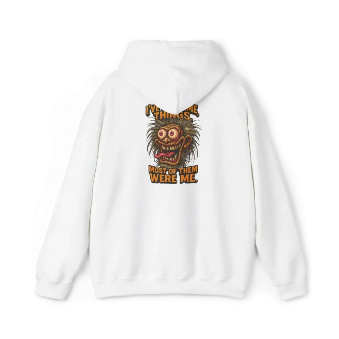 Hoodie 029 Back White